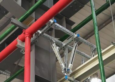 平潭该抗震支架的整体式支吊架结构协调性好
